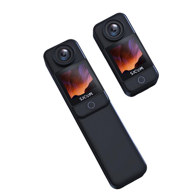 SJCAM速影C300拇指运动相机4K超清摩托车记录仪360全景骑行钓鱼