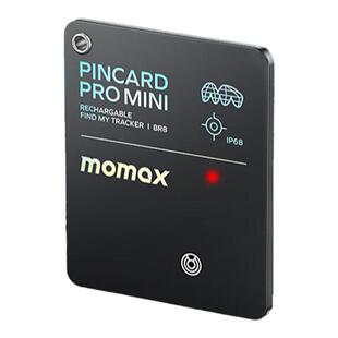 MOMAX摩米士适用于AirTag防丢器适用平替苹果全球精准定位器背包钱包自行车钥匙扣卡片防水无线充电gps防走丢