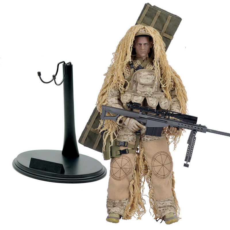 丛林狙击手玩具1/6兵人模型关节可动人偶吃鸡士兵海豹特种兵手办