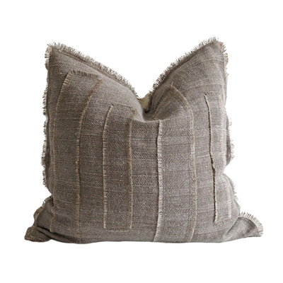 弋采原创侘寂风棉麻腰枕抱枕靠垫