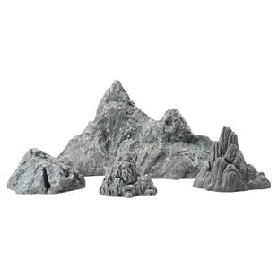 沙盘造景微缩仿真山体模型成品树脂手工艺摆件石头模型配景岩石