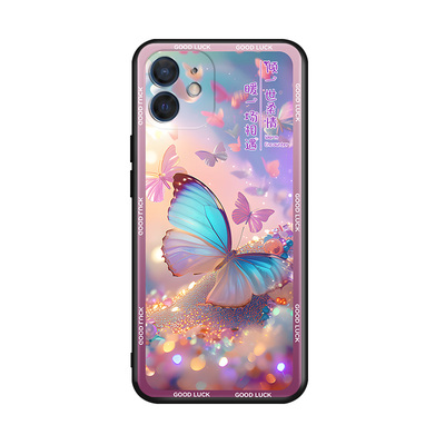 luckrider适用于iphone12手机壳苹果l2梦幻品果12好看iphne12唯美ipone12高级感A2404后壳萍果12时尚a2404女i