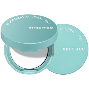 保税Innisfree悦诗风吟矿物质粉饼8.5g*3盒亮白遮瑕定妆散粉正品
