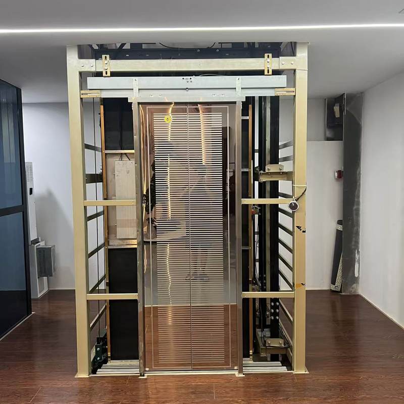 家用电梯别墅自建房曳引龙门架款式电梯超稳别墅升降梯安全