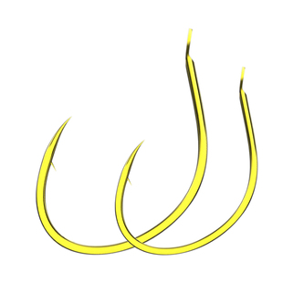 碳钢筏钓专用钩正品散装6H硬度带倒刺短柄筏钓钩翘嘴鱼钩渔具用品