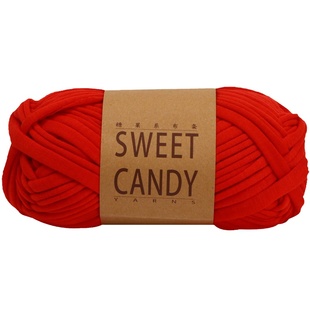 新款彩色布条线手工编织拖鞋大团粗布线条diy勾鞋专用毛线钩包包