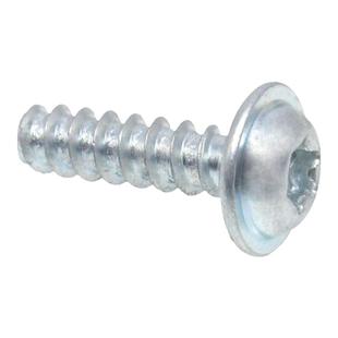 内梅花带垫片自攻大帽螺丝钉蓝白锌大头钉子盘头平尾螺钉M2M3M4M5