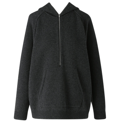 羊绒针织套头衫IIIVIVINIKO连帽