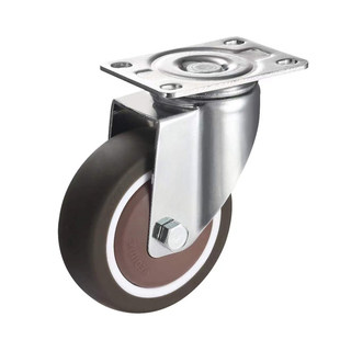 2寸脚轮塑料筐万向轮轮子静音防缠绕轮子脚轮周转筐小轮子轱辘