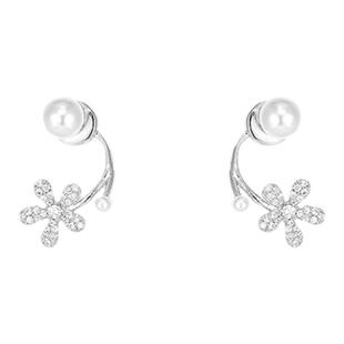 珍珠款气质耳环女小众独特轻奢高级纯银耳钉精致新款爆款日常耳饰