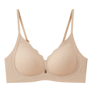 HR赫莲娜「小浪花」小胸聚拢内衣无钢圈软支撑果冻条收副乳文胸女