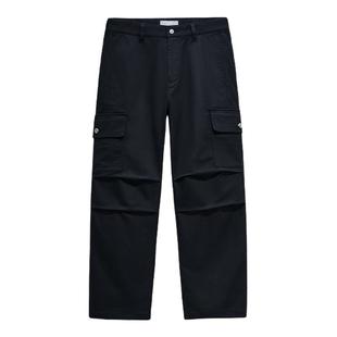 【莱赛尔】九牧王男士2025秋冬新款弹力宽松直筒休闲裤松弛感裤子