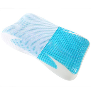 竹炭凝胶枕头凉感睡眠枕夏季凉枕成人家用枕芯零压太空记忆棉单人