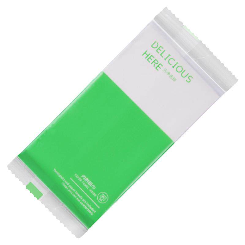 外卖单片一次性独立包装简洁纸巾