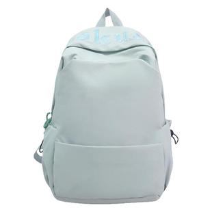 超火双肩包简约初高中学生书包女新款男大容量双肩包短途旅行背包