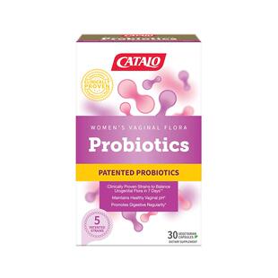 CATALO家得路女性益生菌胶囊妇科杆菌乳杆菌双歧杆菌鼠李花园植物