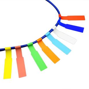 防水撕不破P型刀型网线线缆A4不干胶标签贴空白手写网络通信电信机房布线数据线标识贴颜色分类标识贴纸