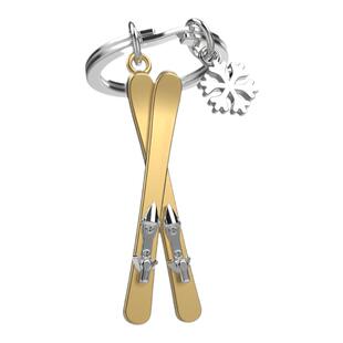 Metalmorphose滑雪橇时尚冬天合金钥匙扣挂件精致创意生日礼物