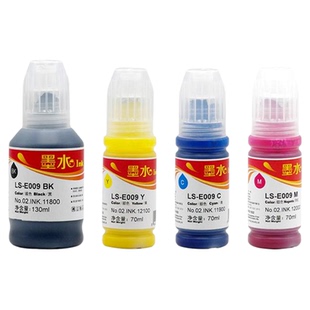 莱盛009BK墨水 适用 爱普生EPSON L6468 L6498 L6558 L6578 L15158 L15168 L15188 墨仓式喷墨机颜料墨水