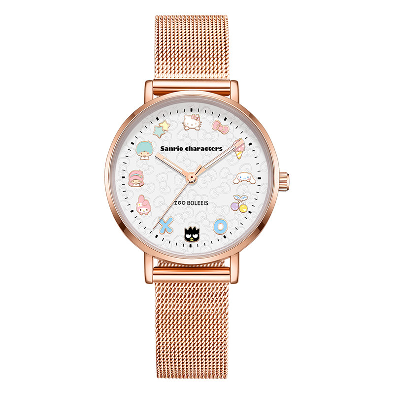 (六一礼物）三丽鸥联名石英防水夜光腕表