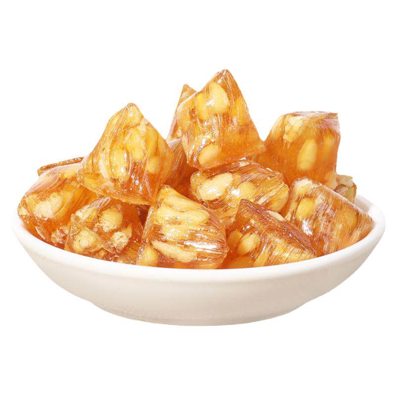 苏州老字号特产大名食品松仁粽子糖三角多原味桂花薄荷玫瑰礼盒