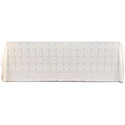 ins奶油风蕾丝床头防尘盖巾盖布