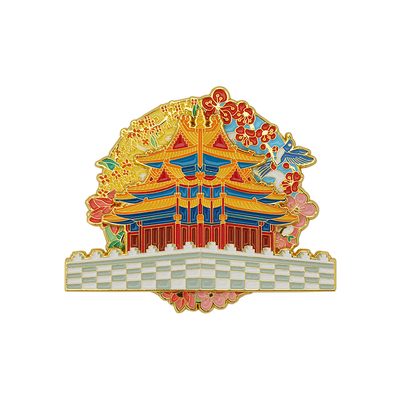 故宫 故宫角楼花开四季旋转冰箱贴 故宫官方旗舰店