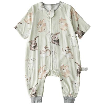 OAKFAMILY七分袖竹棉宝宝睡袋