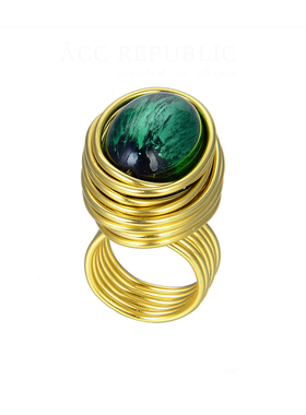 手工绕线巴洛克戒指宫廷风女大气