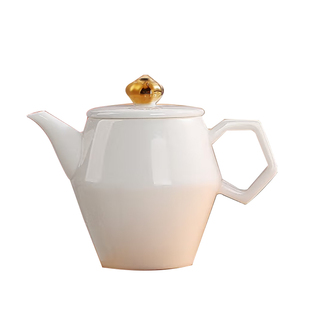 万家灯火白瓷古典茶具套装高档泡茶器功夫盖碗商务陶瓷茶壶礼盒装