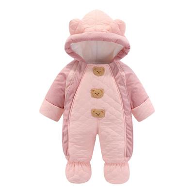婴儿加厚连体衣冬季抱衣