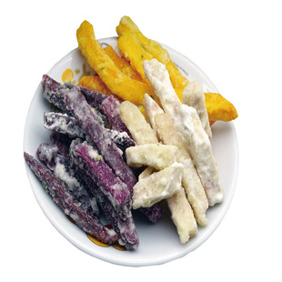 潮汕特产葱香芋头条香酥散装芋丝反沙三味反砂番薯条紫薯条地瓜条