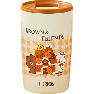 膳魔师LINEFRIENDS饼干系列保温杯男女吸管杯咖啡杯冰霸杯水杯