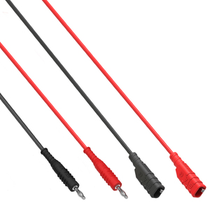 ETA4501直流电源输出线4mm香蕉插头转鳄鱼夹线10A万用表笔测试线