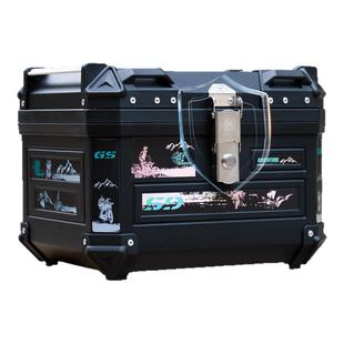 摩托车边箱摩托车两侧箱三箱电动车后备箱储物工具箱非铝合金通用