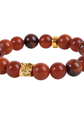 情人节礼凡汀红玛瑙招财貔貅手串