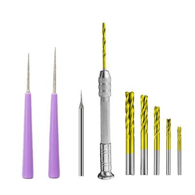 文玩玉石珍珠金刚砂手动扩孔针