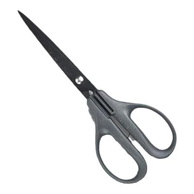 日本長谷川刃物CANARY特氟龙不粘办公剪刀圆头安全文具剪EP-175F