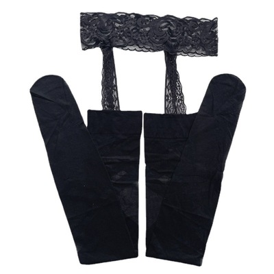 油亮黑丝袜极光吊带袜超薄光泽女