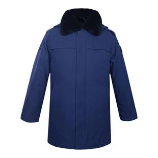 新式备勤服大衣正品冬季保安服可拆卸防寒大衣工作服多功能作训服