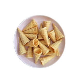 迷你冰淇淋蛋筒蛋糕甜品裱花装饰商用脆皮小甜筒冰激凌机脆筒烘焙