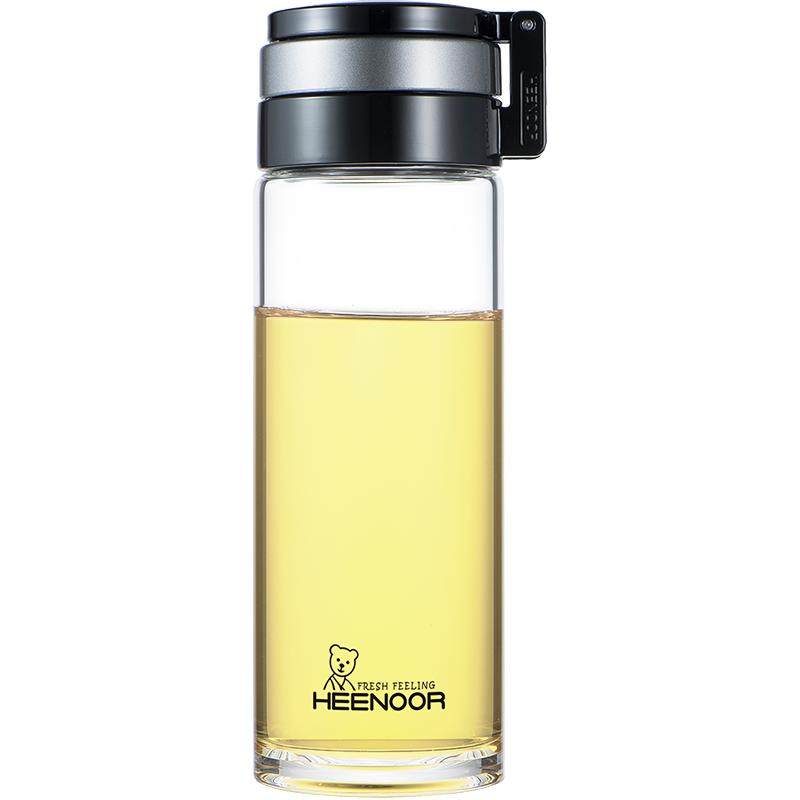 希诺单层便携加厚泡茶杯