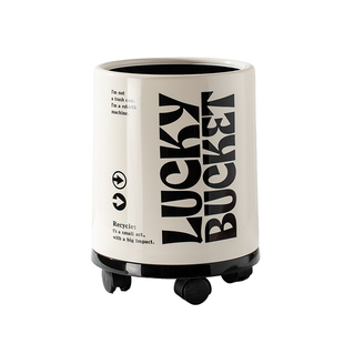 垃圾桶家用双层客厅卧室大容量高颜值带轮可移动大号红色纸篓新款