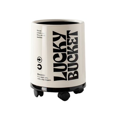 垃圾桶家用双层可移动带盖纸篓