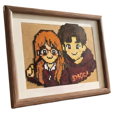 拼豆照片手绘Q版头像定制