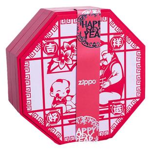 zippo打火机配件原装正版官方礼盒2021新年送礼礼盒带小油火石套