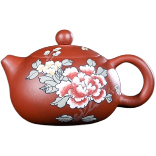 正宗宜兴紫砂壶 原矿清水泥西紫泥 卡口手工西施壶都是大球孔出水