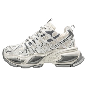 DVO10cm隐形内增高鞋子男款春季巨好看绑带老爹鞋潮流厚底休闲鞋