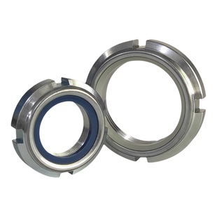 GUK尼龙锁紧防松止退自锁圆螺母开槽M12/15/17/20/25/30/35*1.5