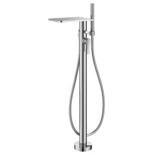 FLOVA丰华卫浴 落地式浴缸淋浴龙头花洒立柱式浴缸专用水龙头瀑布